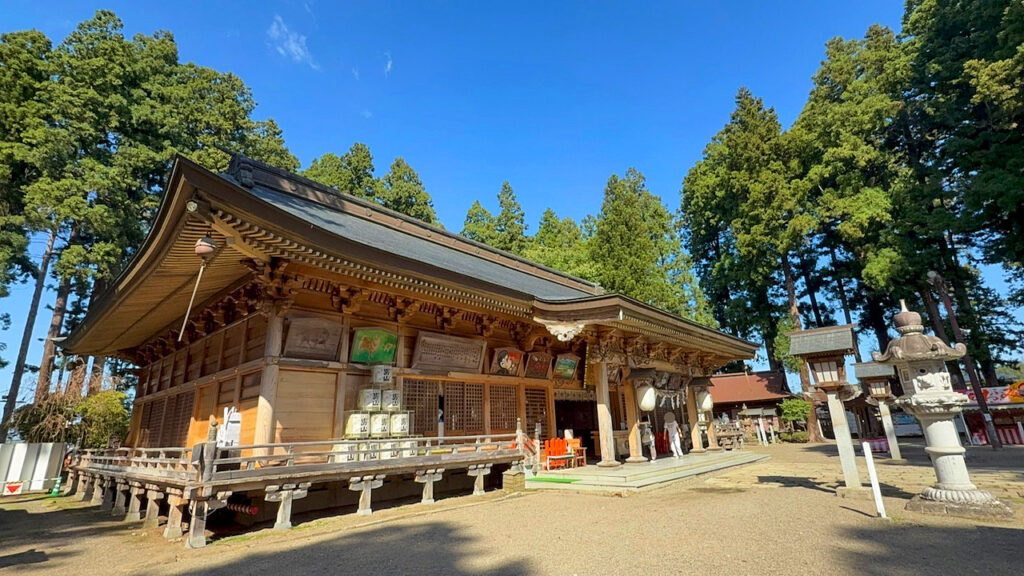 再建された社殿