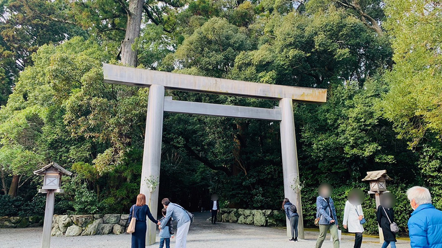外宮の表参道の鳥居