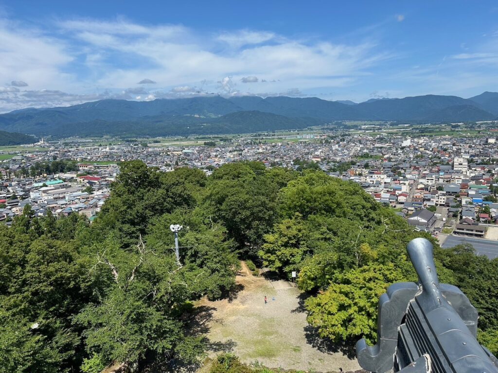 天守からの景色